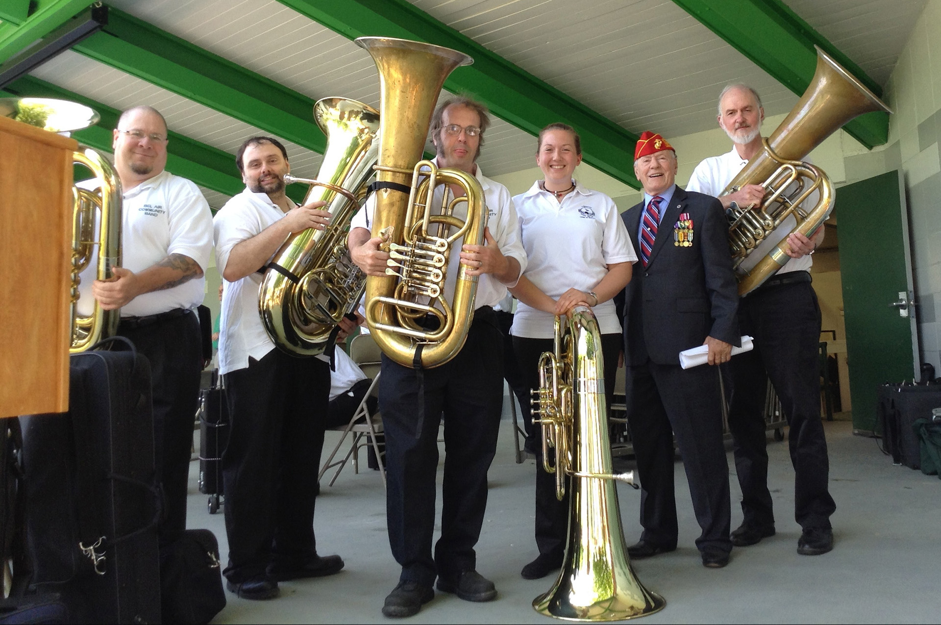 Tuba Section, Memorial Day (2014)