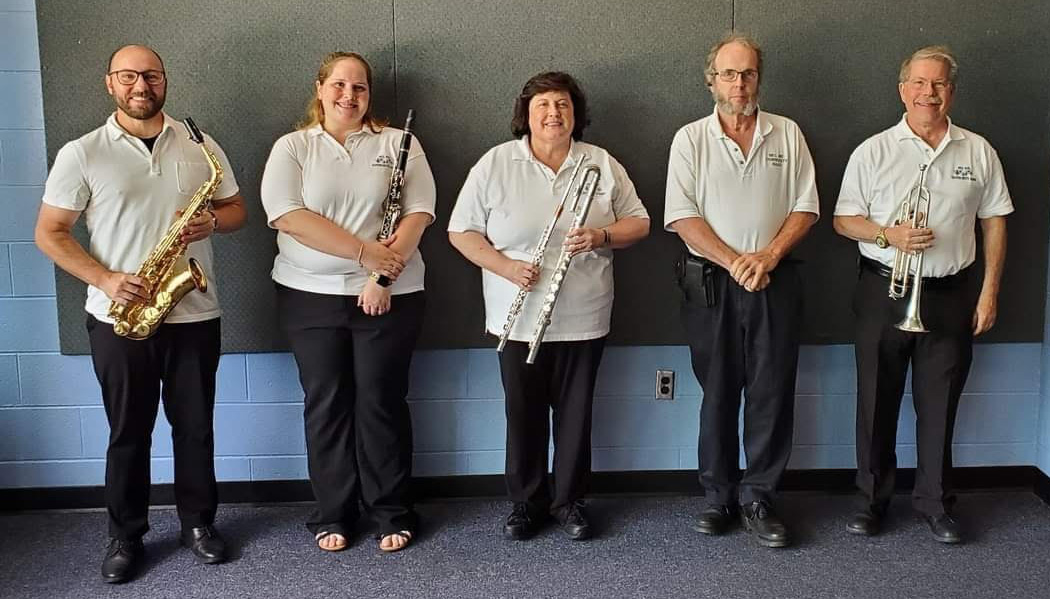 Photo: BACB members that played in the Md All-State Community Band